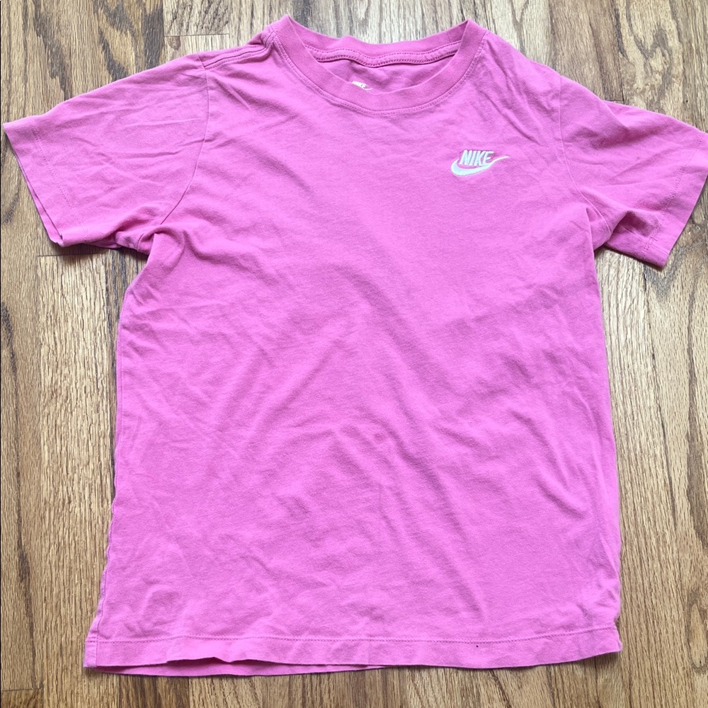 Nike Kids Short Sleeve Pink Tee
